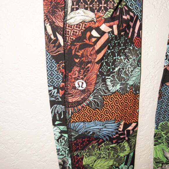 Lululemon Fast & Free Zen Clash Multi Tight Leggings Size 2 - Picture 7 of 10